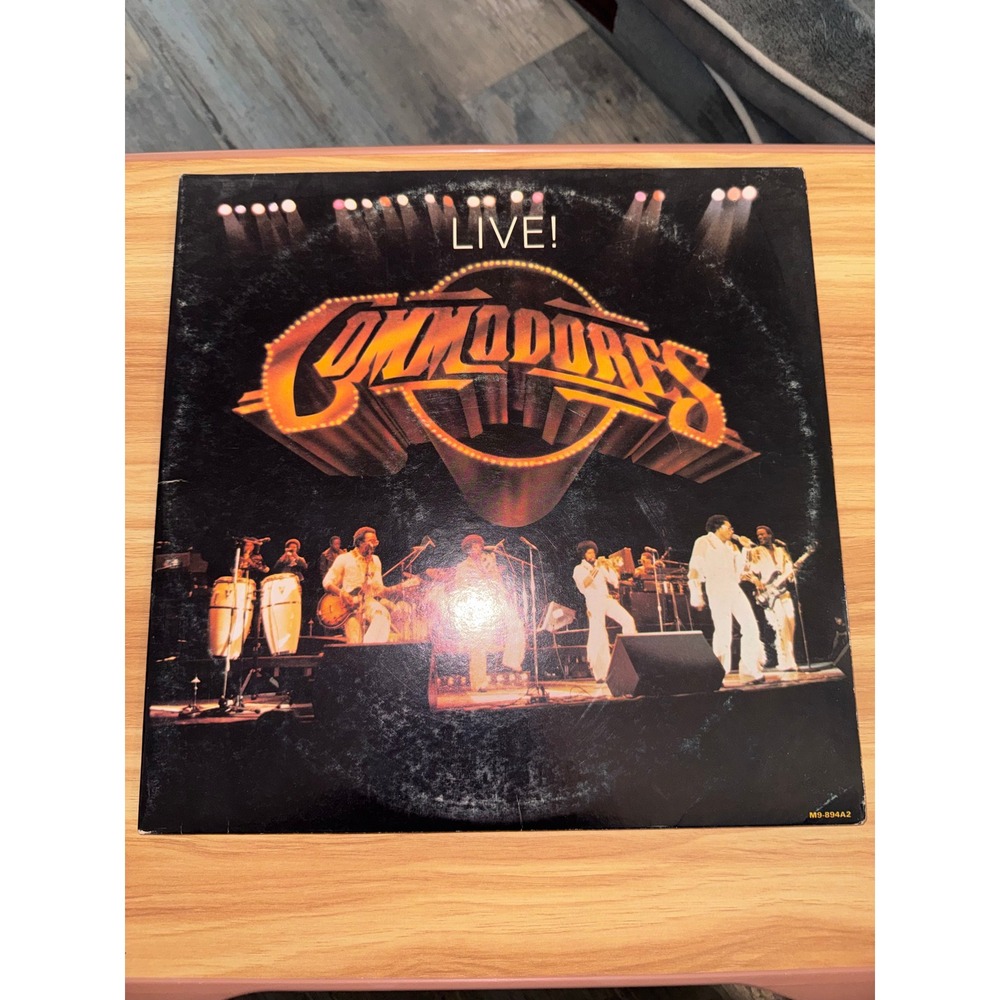 Commodores Live! 1977 Double Vinyl LP Motown M9-894A2 Brick House Easy Funk Soul
